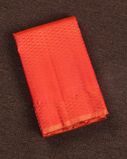 Orange Handwoven Kanjivaram Silk Saree T3866131