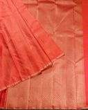 Orange Handwoven Kanjivaram Silk Saree T3866132