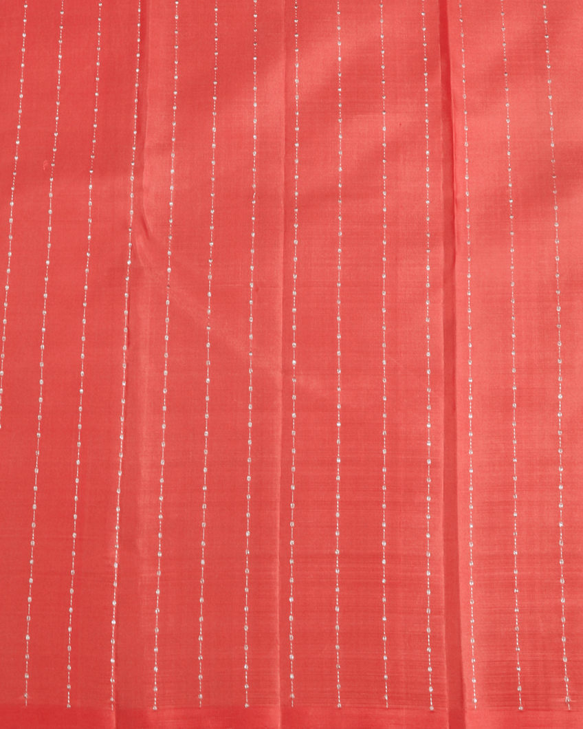 Lavender Pink Handwoven Kanjivaram Silk Saree T3834823