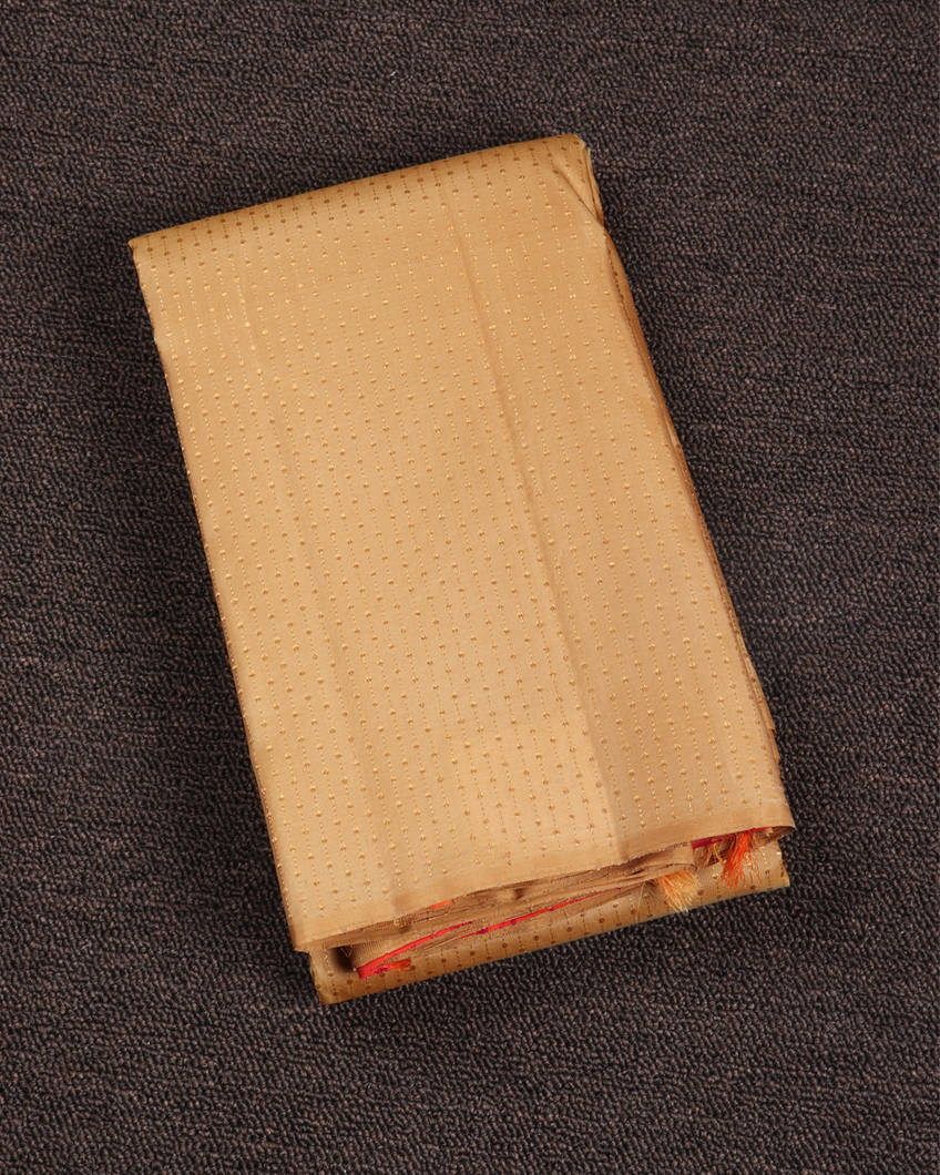 Beige Handwoven Kanjivaram Silk Saree T383477-image