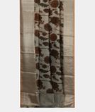 Cream Tussar Printed Saree T650122