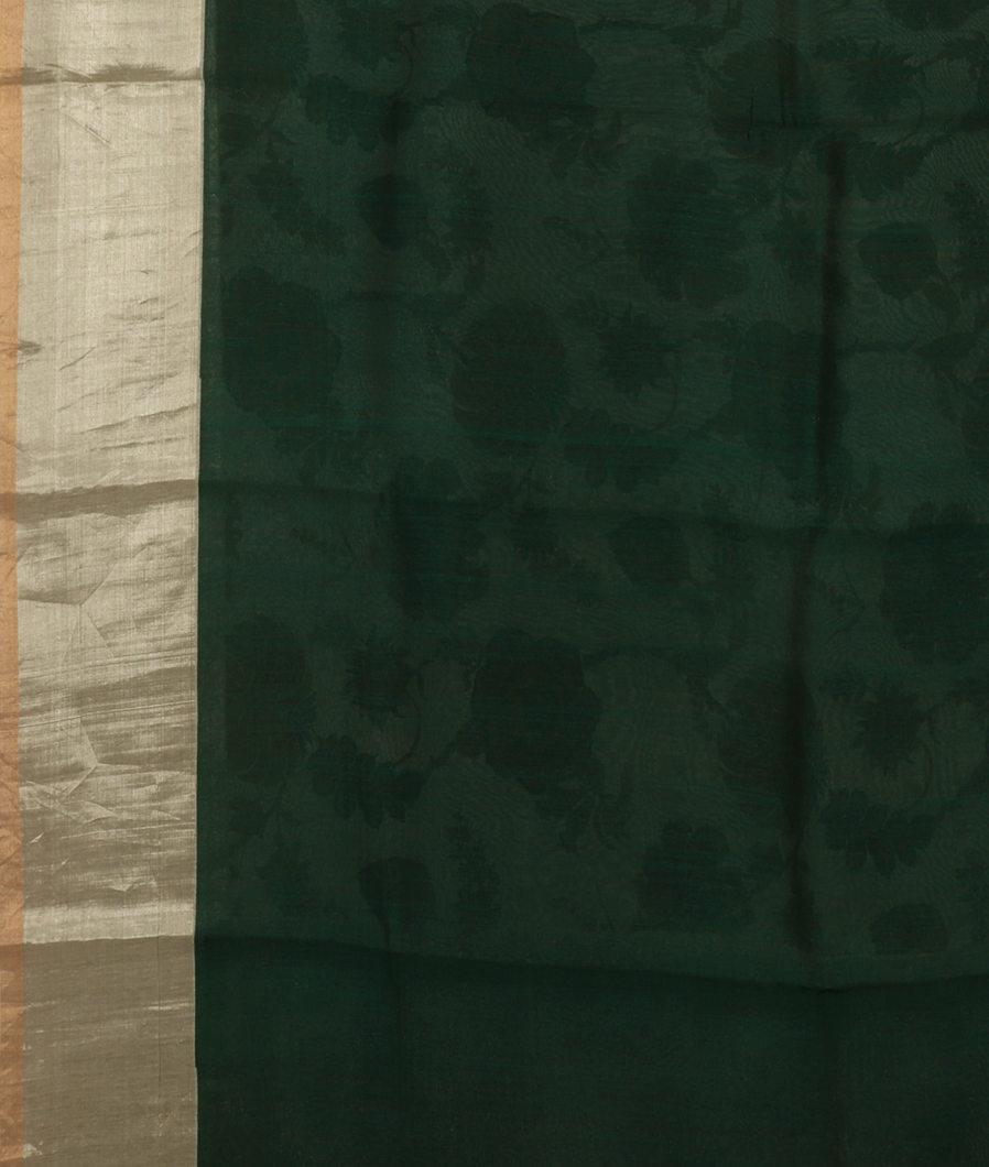 Cream Tussar Printed Saree T650123