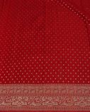 Red Crepe Silk Saree T3863473