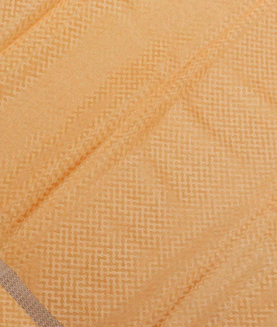 Yellow Crepe Silk Saree T367260-image