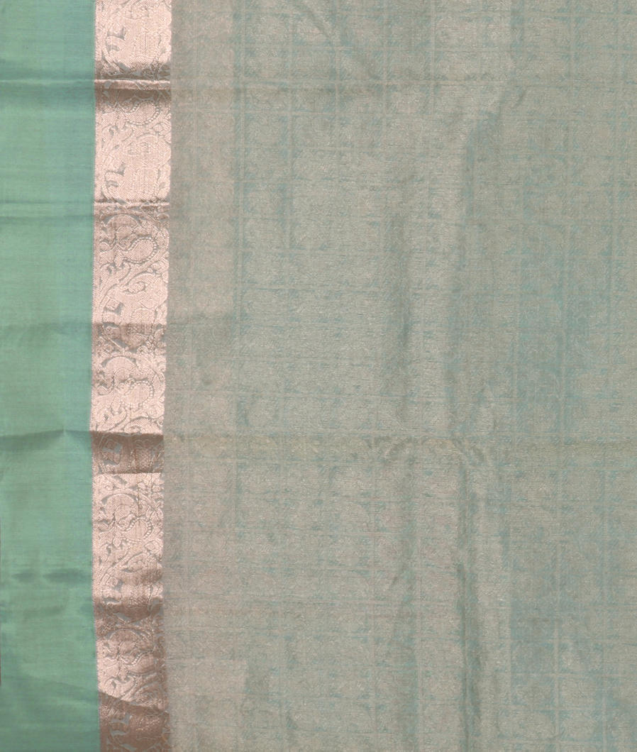 Green Silk Cotton Saree T3873143