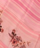 Pink Satin Crepe Silk Saree T3600531