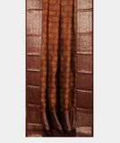Brown Soft Printed Cotton Saree T3881852