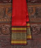 Red Handwoven Kanjivaram Silk Saree T3288141