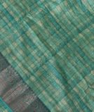 Green Soft Printed Cotton Saree T3881961