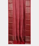 Red Soft Printed Cotton Saree T3882222
