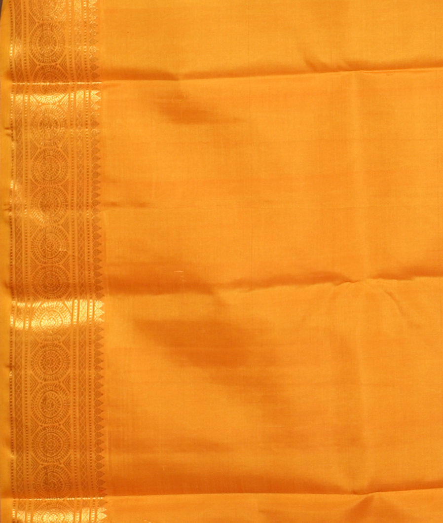 Black Handwoven Kanjivaram Silk Saree T3372003