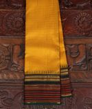 Yellow Handwoven Kanjivaram Silk Saree T3646921
