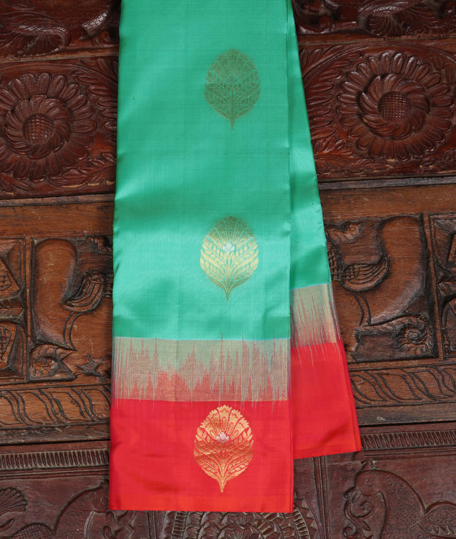 Green Soft Silk Saree T362127-image
