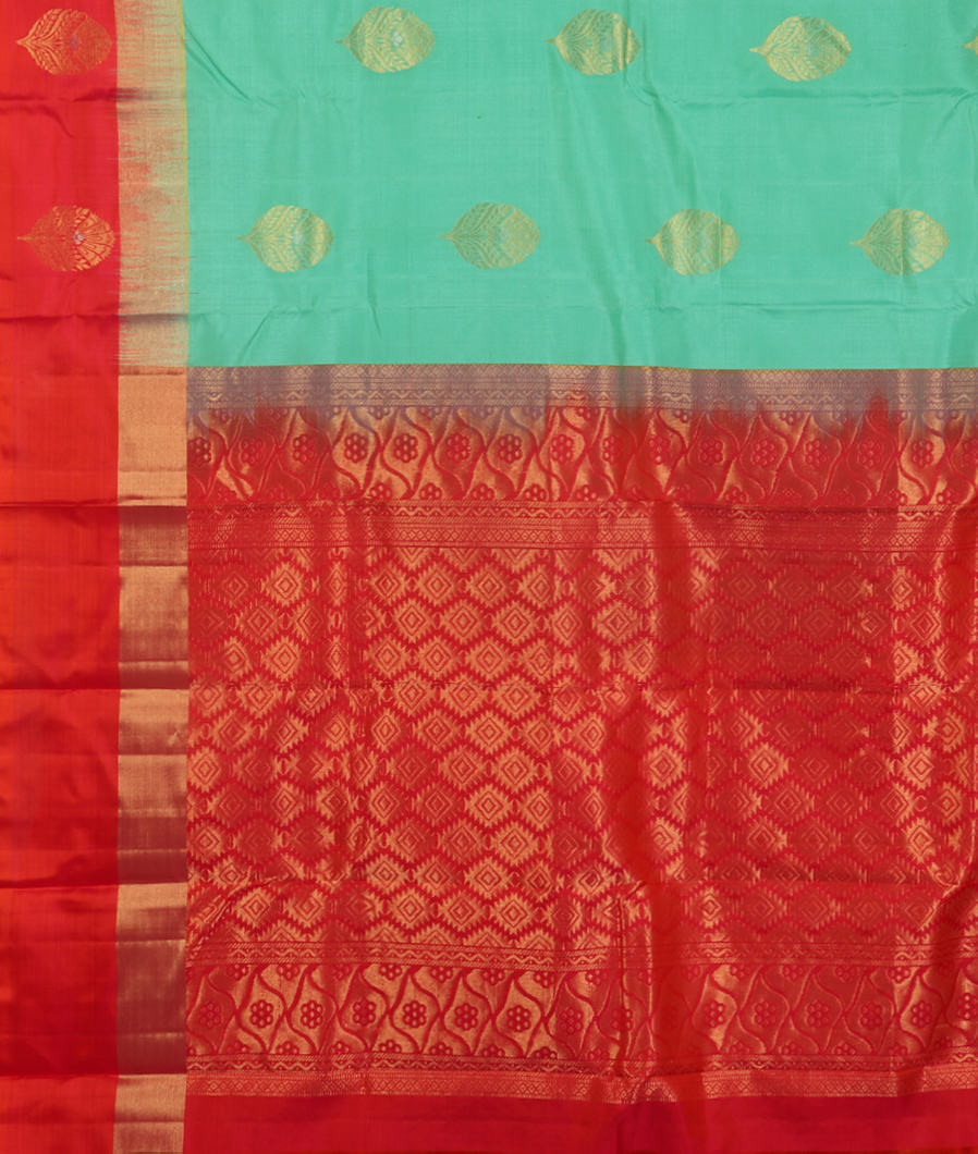 Green Soft Silk Saree T3621274