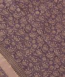 Lavender Maheshwari Printed Cotton Saree T3773561