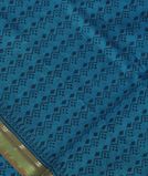 Blue Maheshwari Printed Cotton Saree T3773491