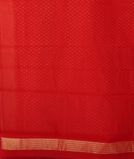 Red Banaras Cotton Saree T3798763