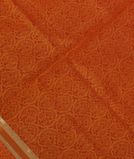 Orange Maheshwari Printed Cotton Saree T3642801