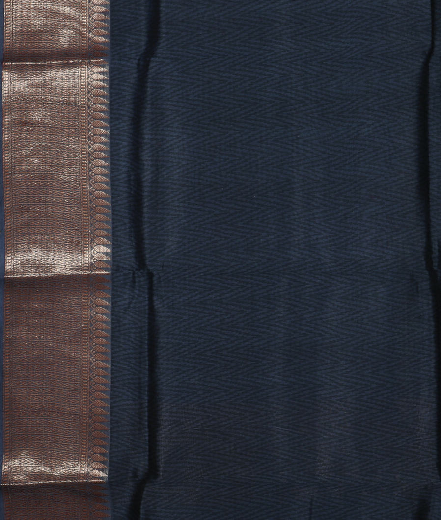 Blue Soft Printed Cotton Saree T3881883