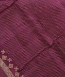 Purple Tussar Embroidery Saree T3751041