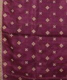 Purple Tussar Embroidery Saree T3751043