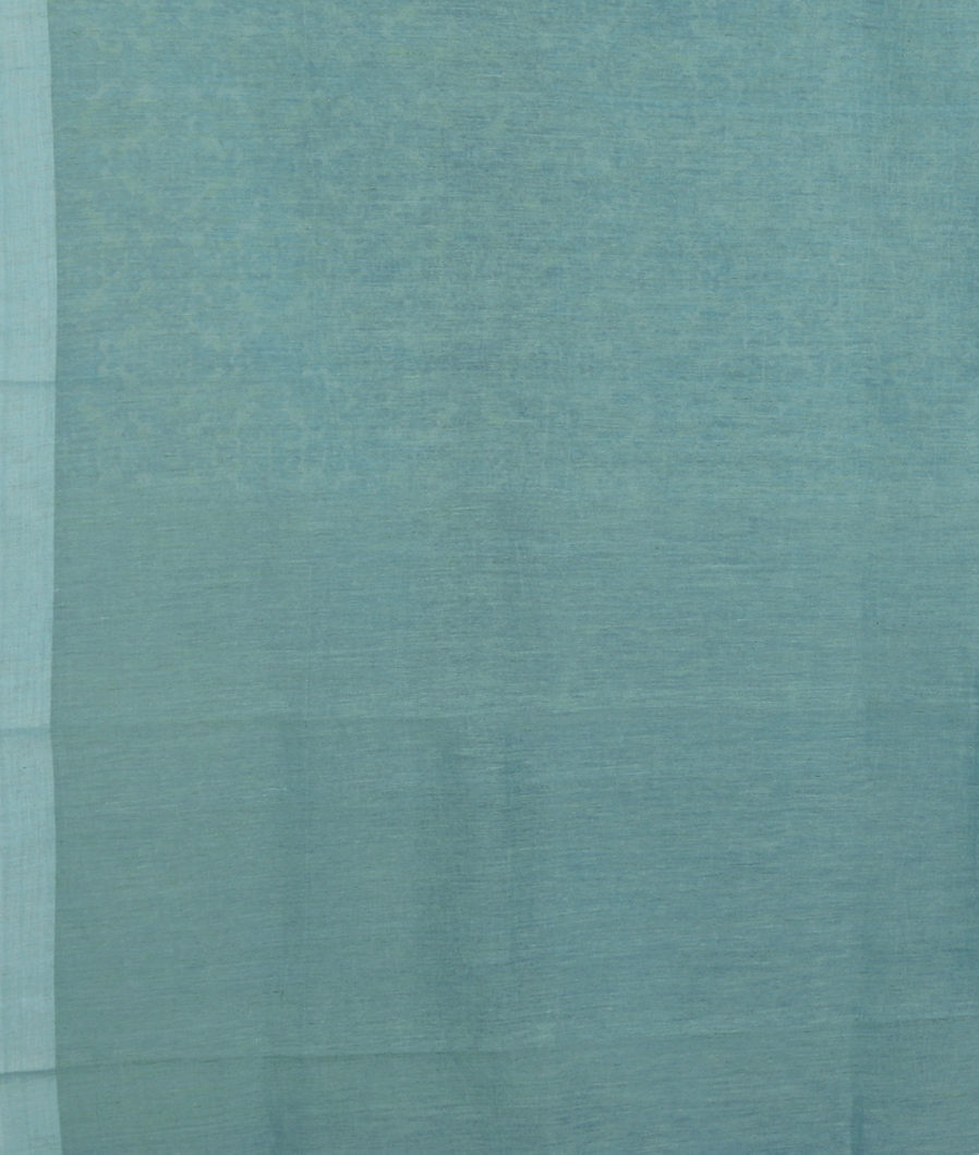 Blue Soft Printed Cotton Saree T3815893