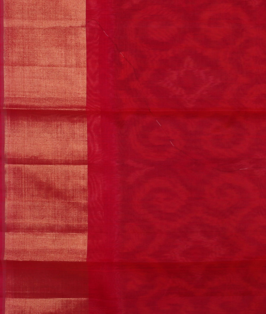 Green and Yellow Pochampalli Silk Cotton Saree T3893413