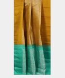 Yellow Handwoven Kanjivaram Silk Saree T3864962