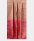 Pinkish Beige Handwoven Kanjivaram Silk Saree T3807732