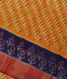 Yellow Pochampalli Silk Cotton Saree T3893301