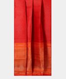 Red Woven Raw Silk Saree T3879992