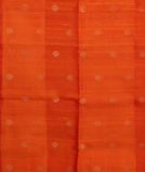 Red Woven Raw Silk Saree T3879993