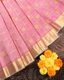 Pink Handwoven Kanjivaram Silk Saree T3869792