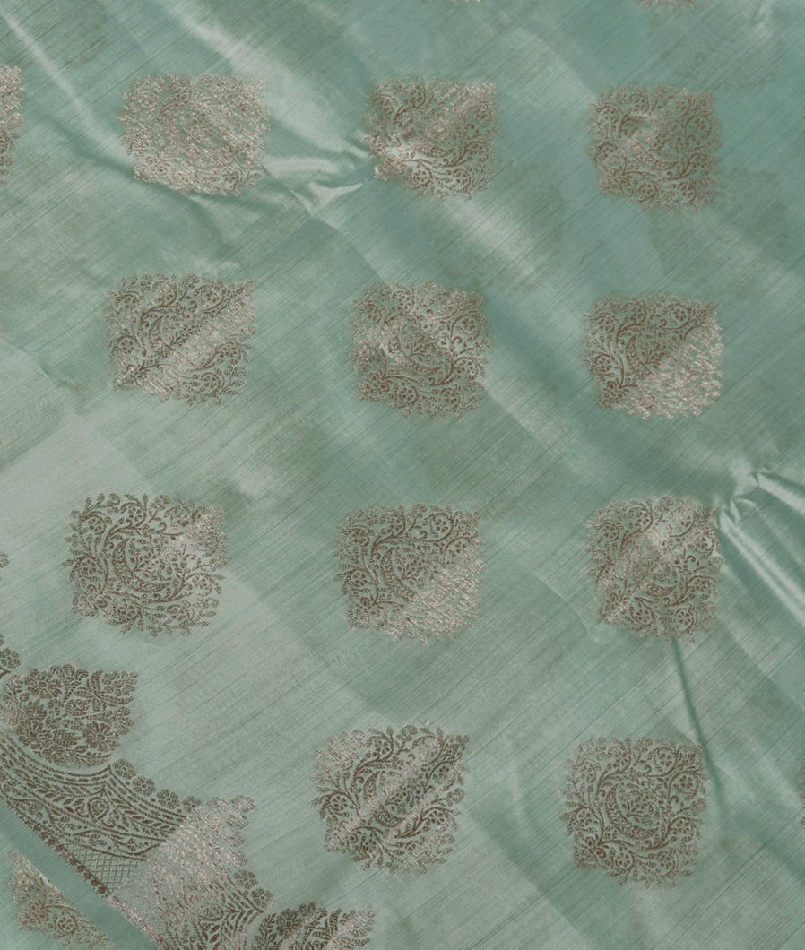 Green Chaniya Silk Saree T384592-image