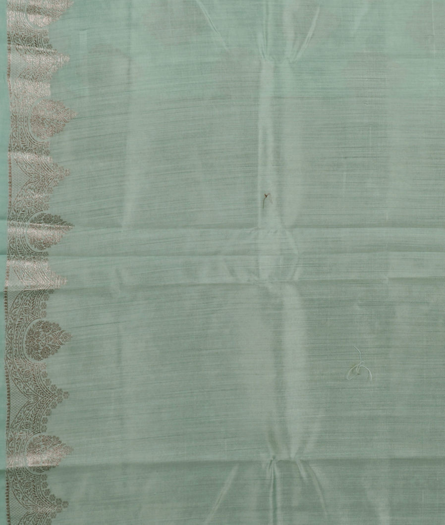 Green Chaniya Silk Saree T3845923