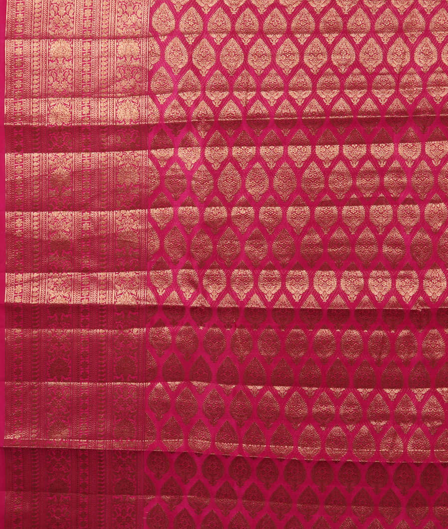 Purple Chaniya Silk Saree T3846623