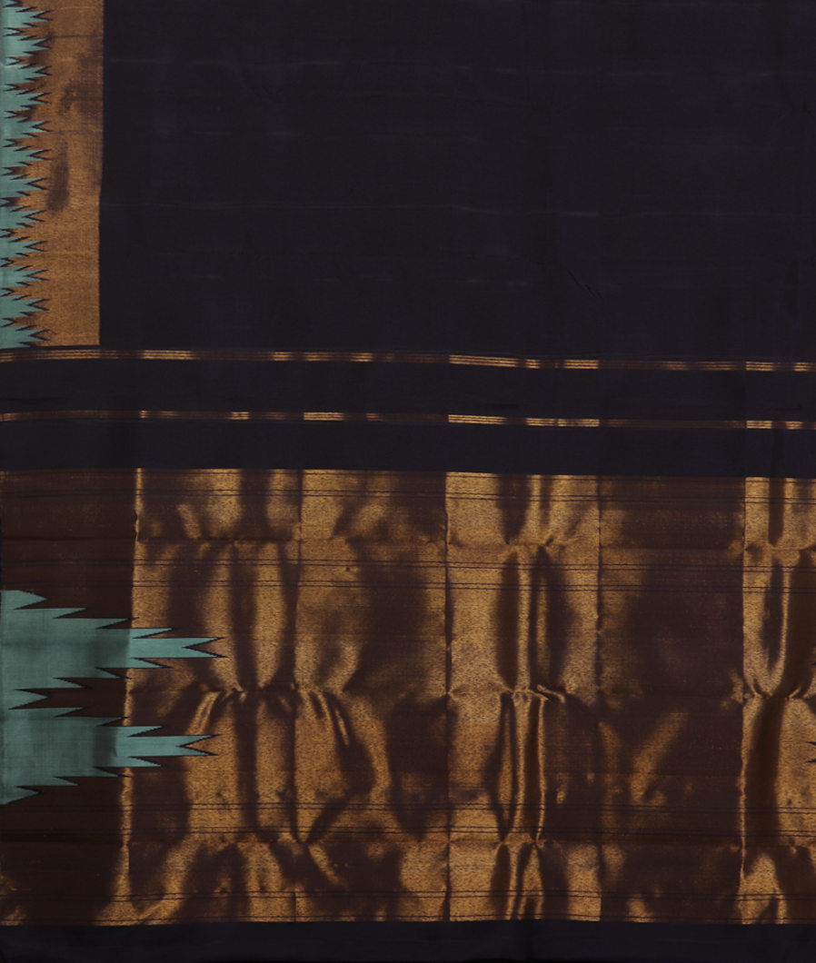 Blue Handwoven Kanjivaram Silk Saree T3899544