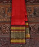 Red Handwoven Kanjivaram Silk Saree T3253711