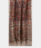 Grey Kora Organza Printed Saree T2489452