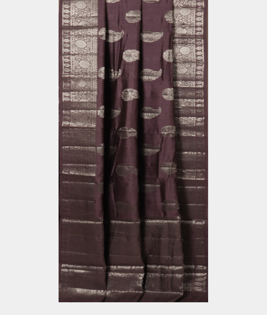 Purple Chaniya Silk Saree T3845892