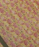 Yellow Soft Printed Cotton Saree T3815991