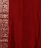 red Kora Organza Embroidery Saree T1894143