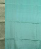 Green and Blue Mysore Silk Saree T3631943
