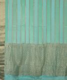 Green and Blue Mysore Silk Saree T3631944