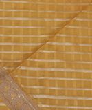 Yellow Kora Organza Embroidery Saree T3790991