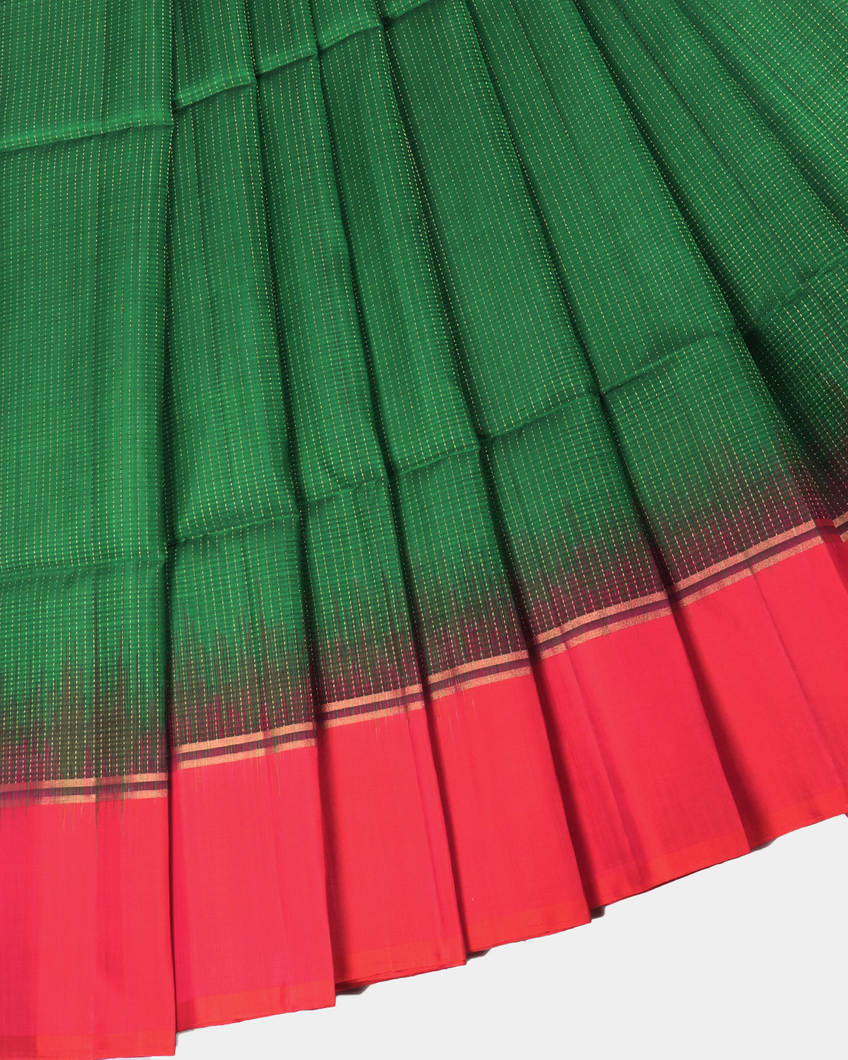 Green Soft Silk Saree T3900284