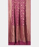 pink Banaras Georgtte Silk Saree T3804212