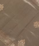 Grey Tissue Kota Embroidery Saree T3794031
