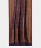 Purple Banaras Georgette Bandhani Silk Saree T3768682
