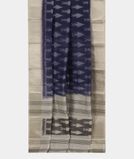 Blue Pochampalli Silk Cotton Saree T3893602